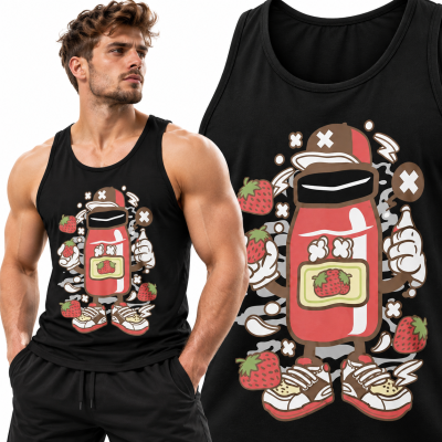 TANK TOP ANIMOWANY STRAWBERRY JAM